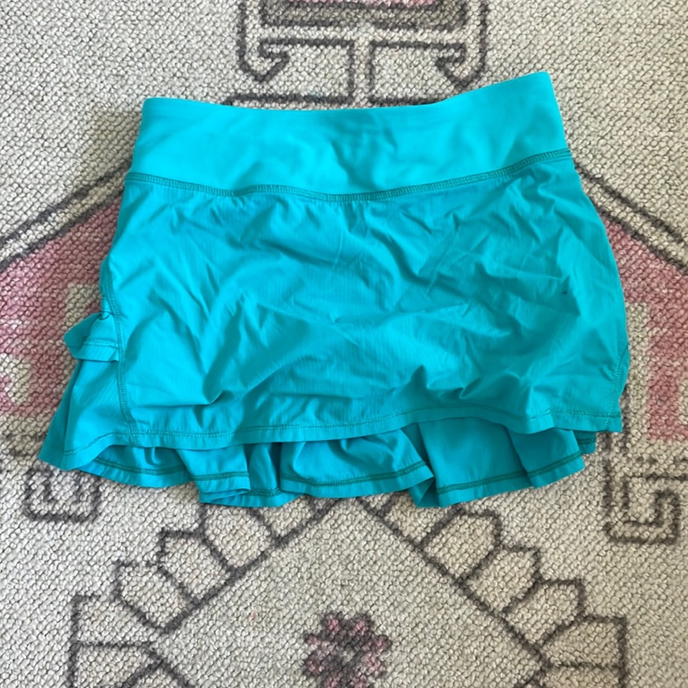 Ivivva size 12 teal skirt